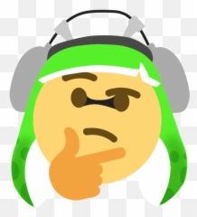 Png - Skulthinkling Emoji Pensativo Meme Png Full Size,Thinking Emoji Meme
