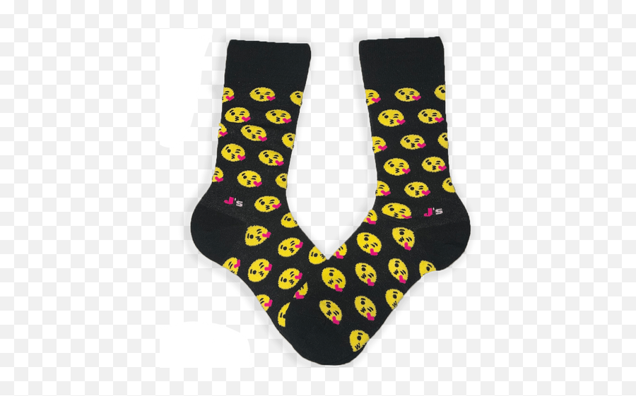 Valentines Socks - Johnu0027s Crazy Socks Emoji,Woman Kissing Emoji Colored