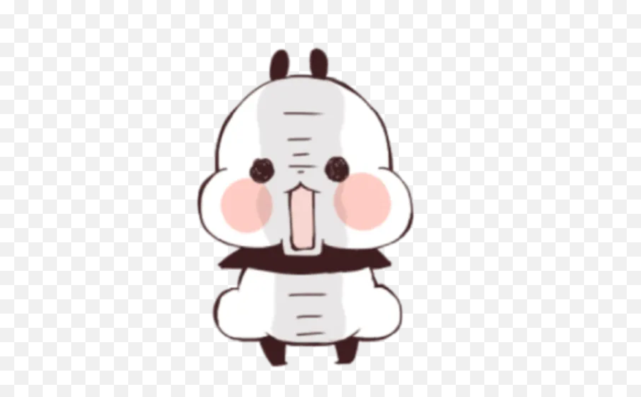 Yururin Panda 3 By Drwww - Sticker Maker For Whatsapp Emoji,Panda Emoji Chibi Png