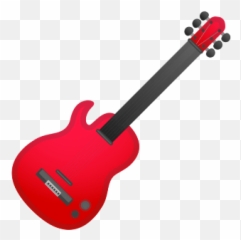 Guitarra Emoji - Transparent Background Guitar Emoji,Ovo Emoji Copy And Paste