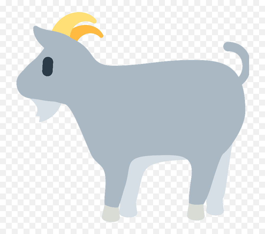 Goat Emoji Clipart - Animated Goat Emoji,Goat And Soup Emoji