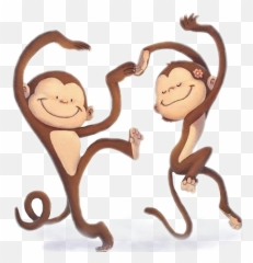 Sticker - Happy Emoji,Dancing Monkey Emoji