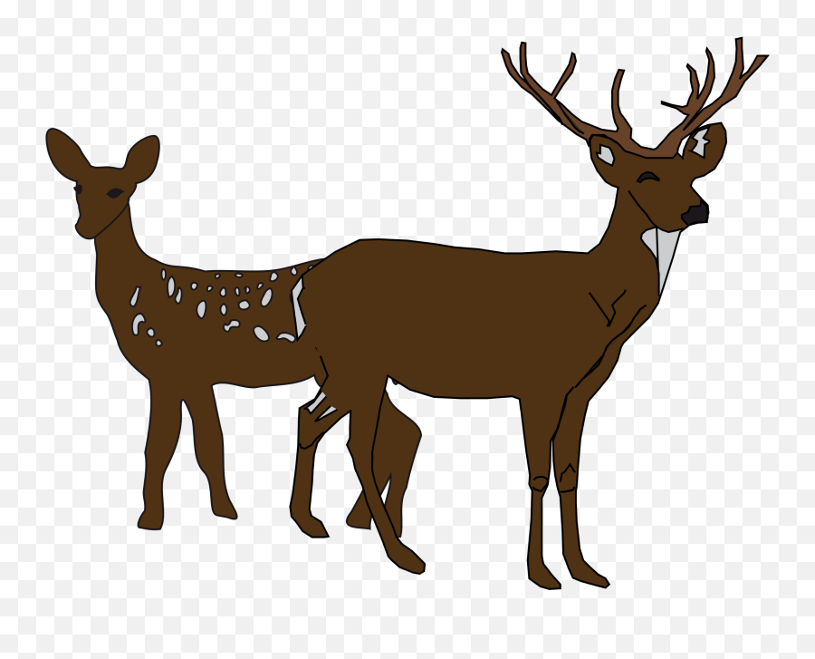 White - Clip Art Emoji,Whitetail Deer Emoji