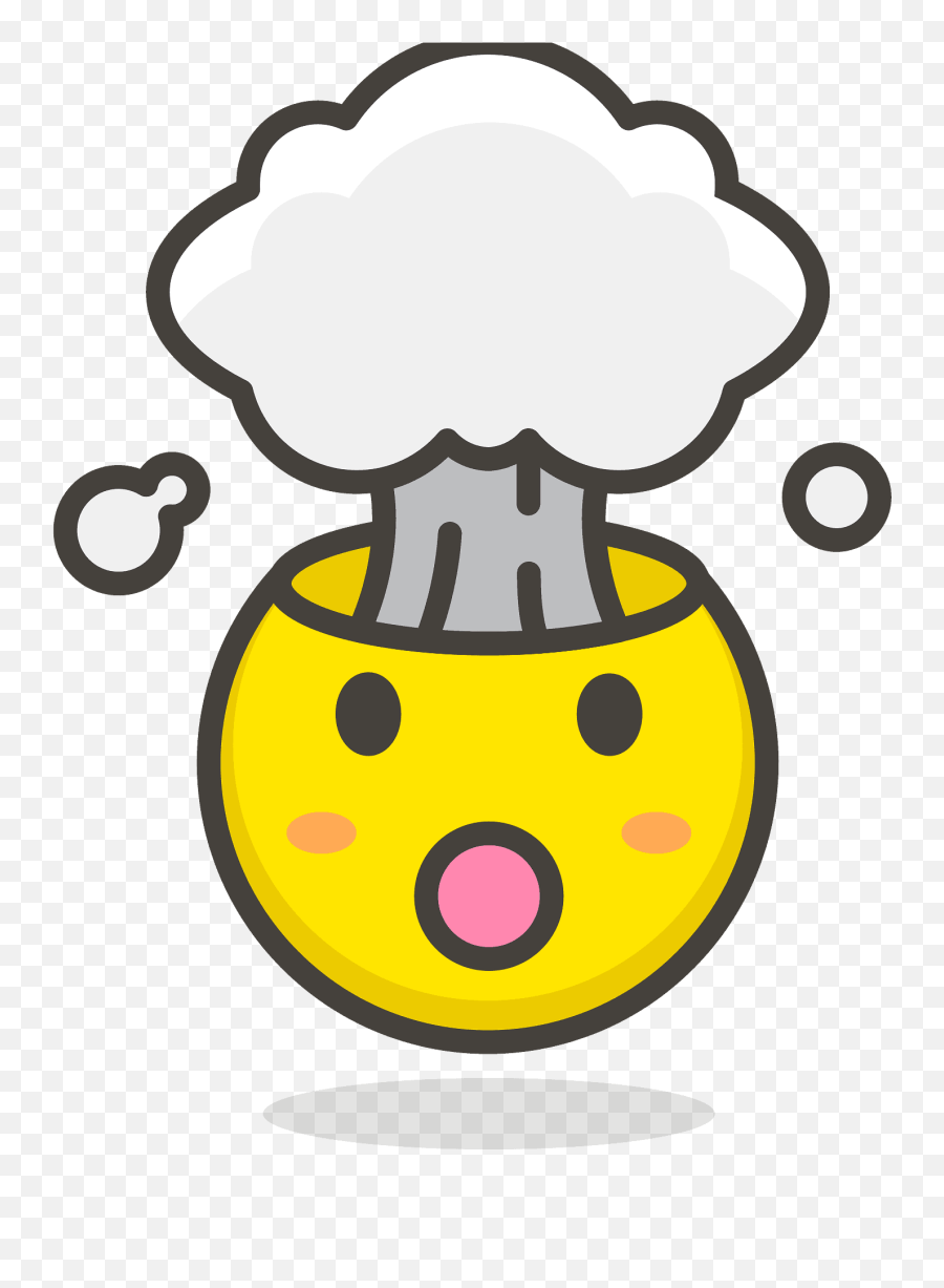 062 - Exploding Head Clipart Emoji,Exploding Emoji