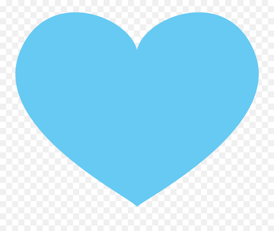 Blue Heart Emoji Clipart Free Download Transparent Png - Blue Heart Png,Cute Heart Emoji