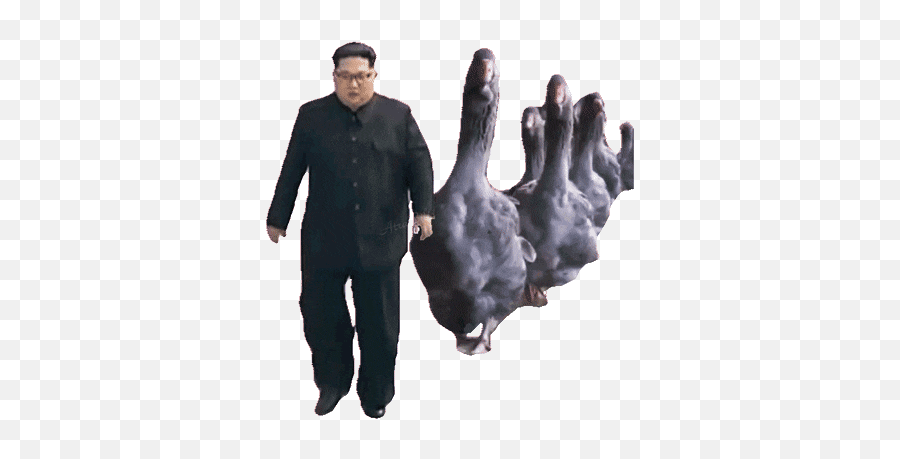 Top Supreme Leader Stickers For Android U0026 Ios Gfycat - Kim Jong Un Gif Png Emoji,Crown Emoji Sticker