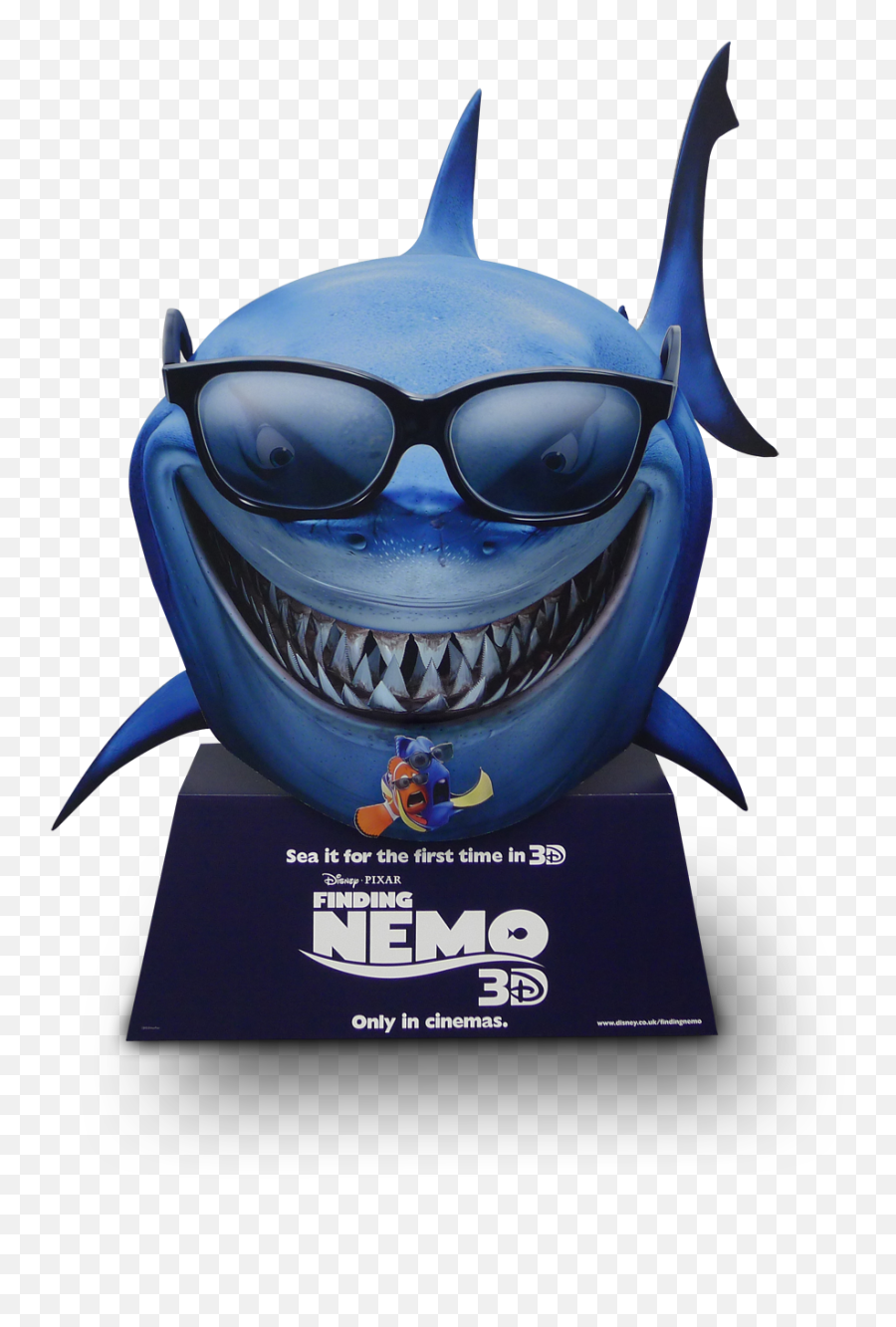 Front View The Body Of The - Finding Nemo Poster Bruce Emoji,Finding Nemo Told By Emoji