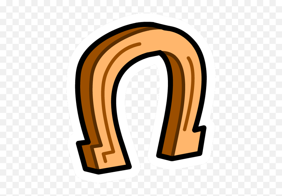 Horse Shoe Pin - Herraduras De Caballos Animados Emoji,Flag Horse Dance Music Emoji