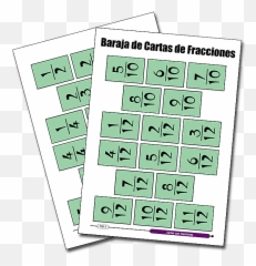 Baraja De Cartas De Fracciones - Juego Guerra De Fracciones Emoji,Juegos Con Emojis Para Estudiantes