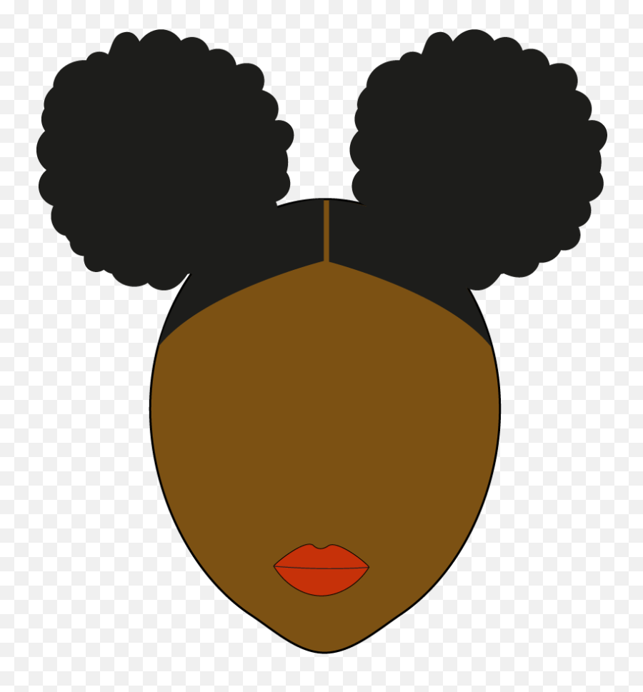 Free Black Woman Svg Files For Cricut - Afro Puff For Cricut Emoji,Big Afros Emoticons