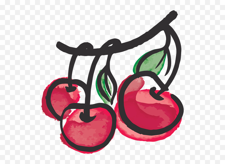 Cherry Illustration Png Clipart - Cherries Illustration Emoji,Cherry Emoji Twitter