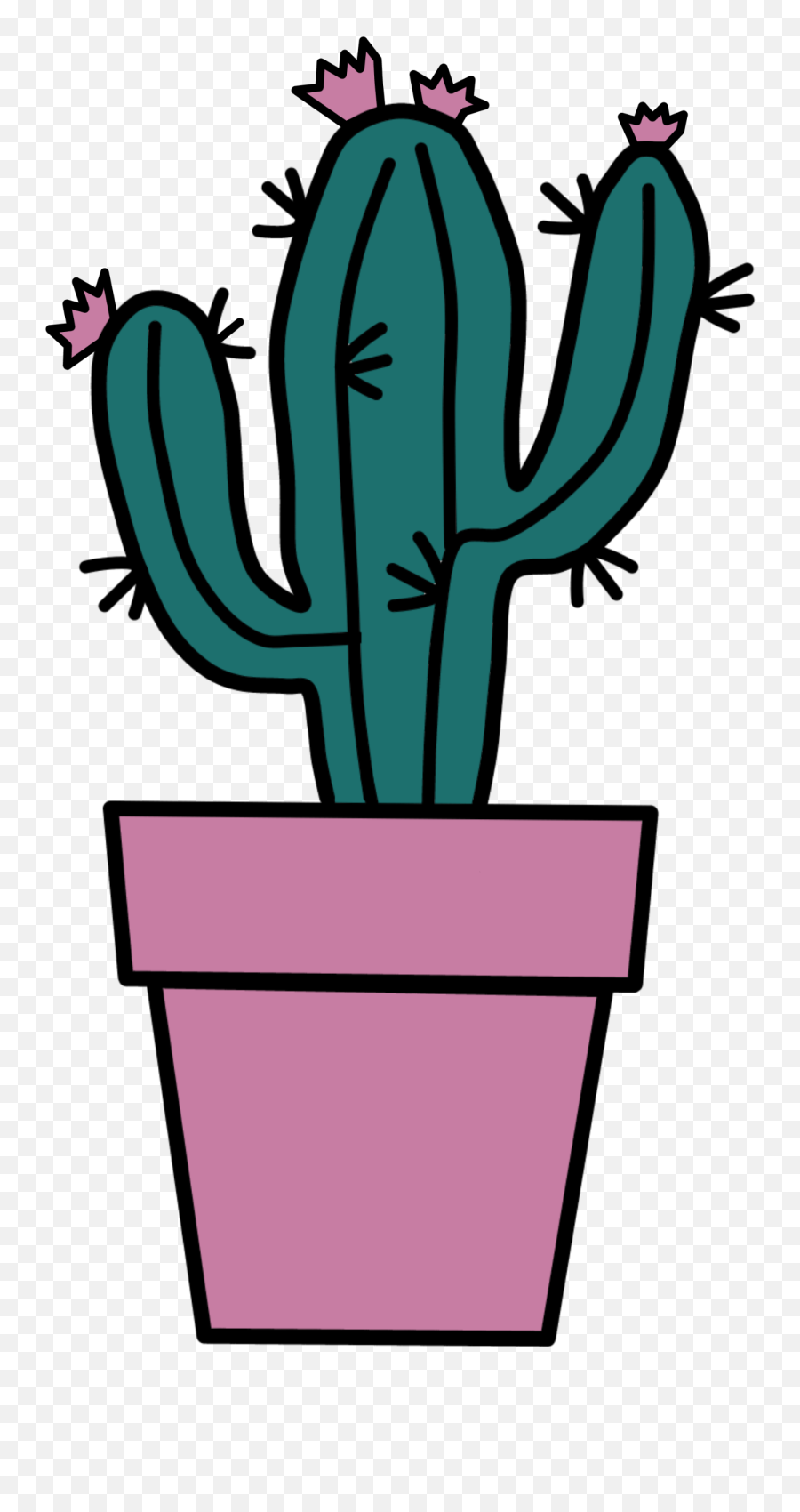 The Most Edited Cactus Picsart - Cactus Drawing Cute Emoji,Catus Emoji Clip Art