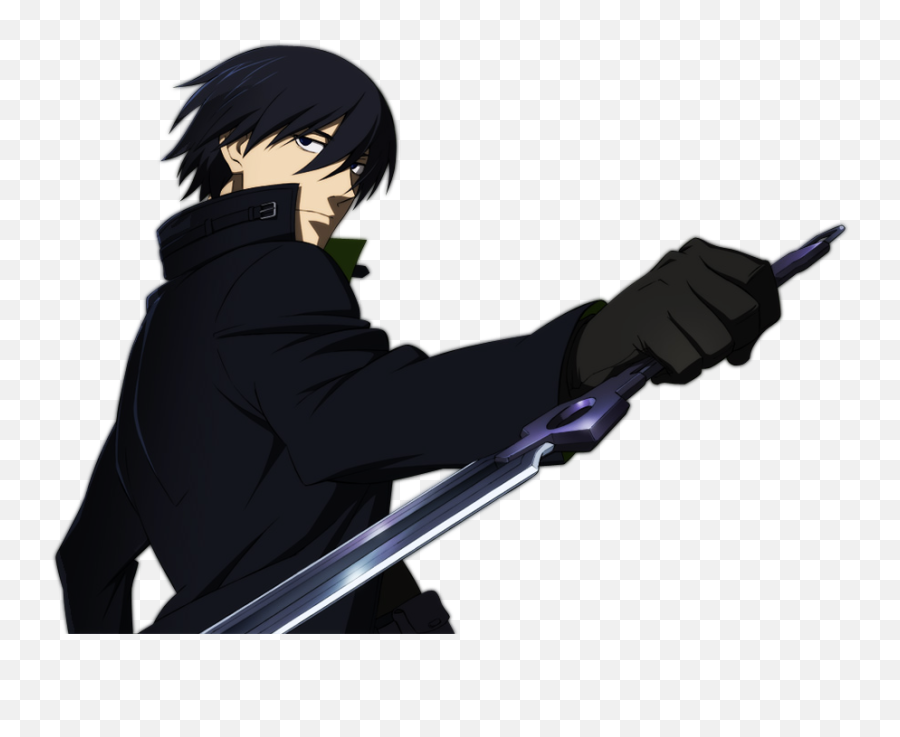 Char - Darker Than Black Anime Png Emoji,Hei Showing Emotion