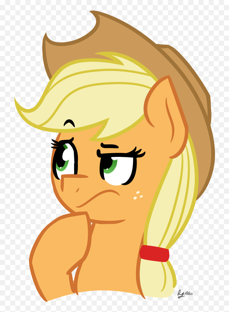 1266198 - Applejack Artistalexi148 Bust Derpibooru Applejack Emoji,My Little Pony Applejack Emoticon
