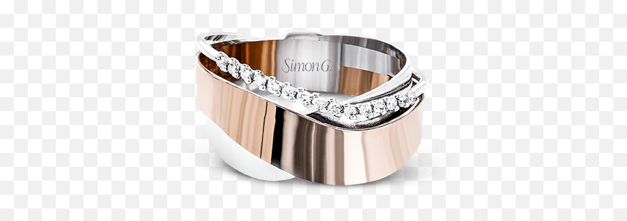 Rose Gold Diamond Fashion Ring - Solid Emoji,Emotion Ring White