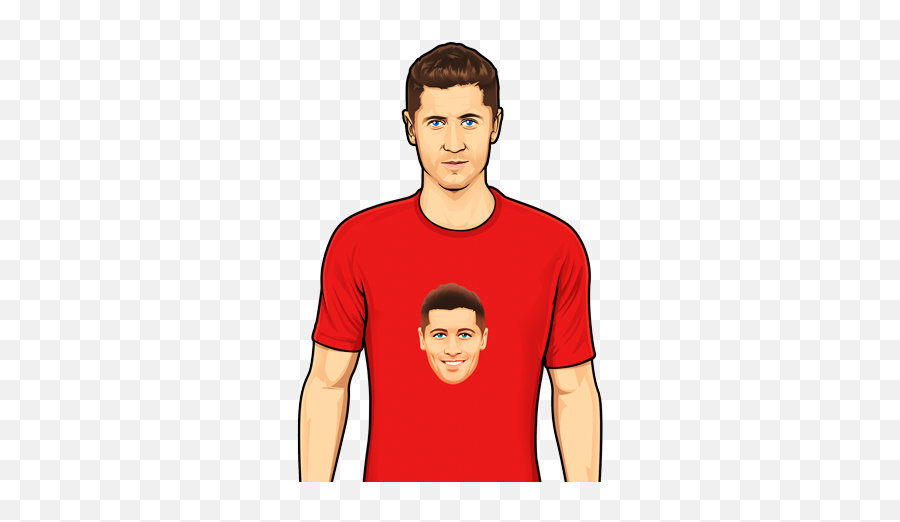 Robert Lewandowski - Crew Neck Emoji,Boy Emoji Shirt