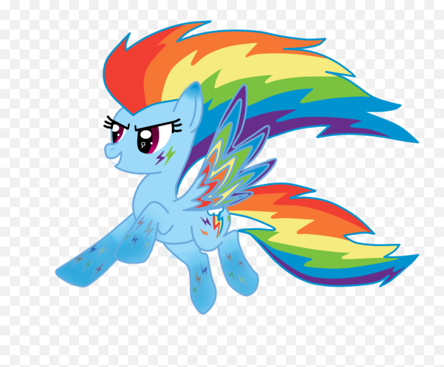 Kingdom Dbz Style Fight - Rainbow Power My Little Pony Rainbow Dash Emoji,Inside Out Twilight's Emotion