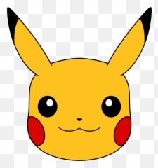 Pikachu Clipart Head - Pikachu Face Emoji,Pikachu Emoji
