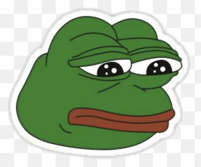 Pepe Sticker - Sad Donald Trump Pepe Clipart Full Size Fictional Character Emoji,Trump Skype Emoticons