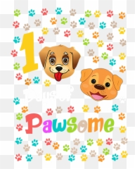 100th Day Of School Shirt 100 Days Of Pawsome Dog Lover Paws Emoji,Dog Paws Up Emoticons