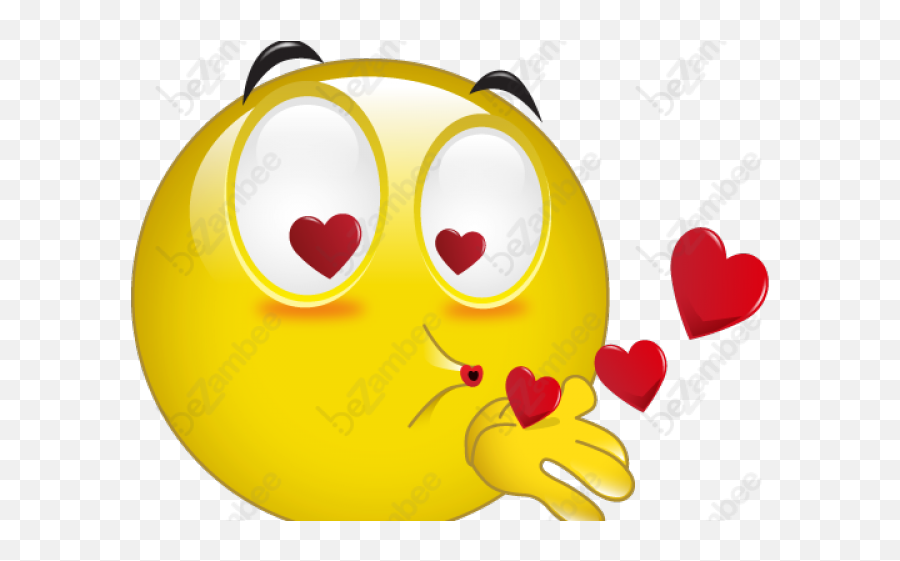 Kissing Clipart Smiley Face - Love Faces Emoji,Kiss Emoticon Code