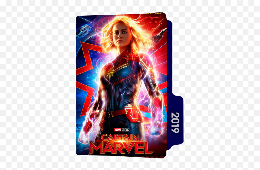 Captain Marvel 2019 Folder Icon - Captain Marvel Emoji,Captain Marvel Emoji