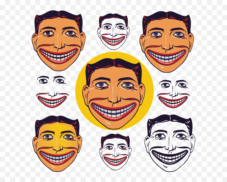 575 Coney Island Face Cartoon Emoji,Emoticon Isla