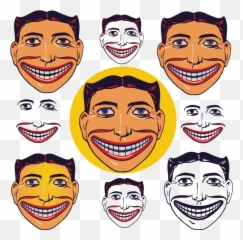 575 Coney Island Face Cartoon Emoji,Emoticon Isla
