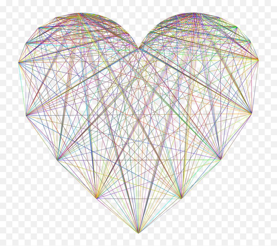 Heart Geometric Love - Free Vector Graphic On Pixabay Emoji,Emotions And Geometry