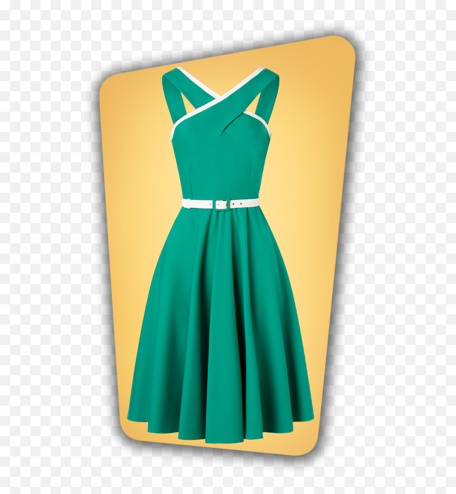 Dorothy Swing Dress In Turquoise - Glamour Bunny Emoji,Clothes Emoji Png
