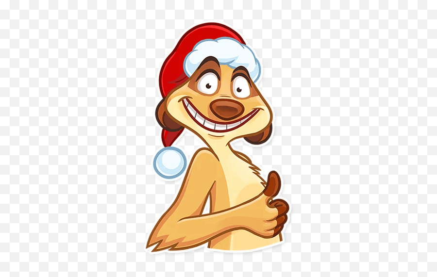 Hakuna Matata - Telegram Sticker English Emoji,Santa Claus Emoji Outlook