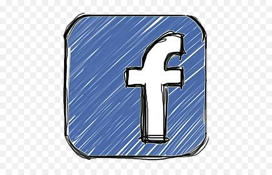 Facebook Blue White Sticker By The Smiling Killer - Facebook Png Small Icon Emoji,Facebook Wave Emoji