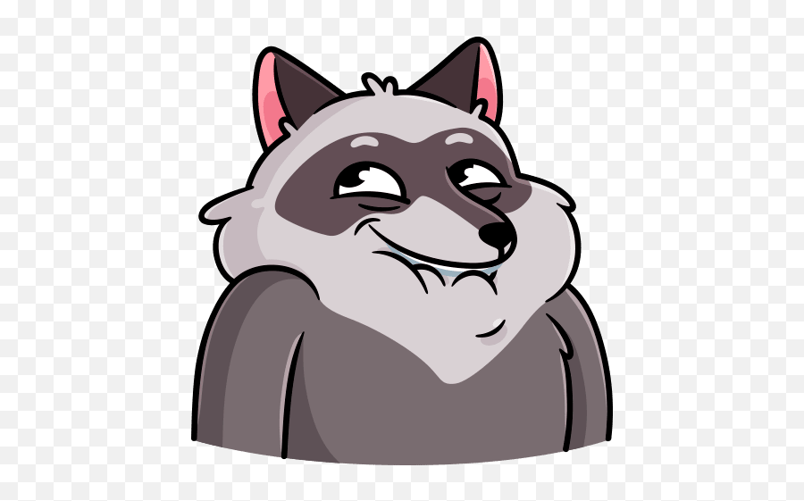 64win Sticker 60370 Pilfy The Raccoon Emoji,Raccoon Emojis