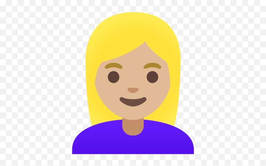U200d Woman Medium - Light Skin Tone Blond Hair Emoji,Girl's Happy Birthday Emoji