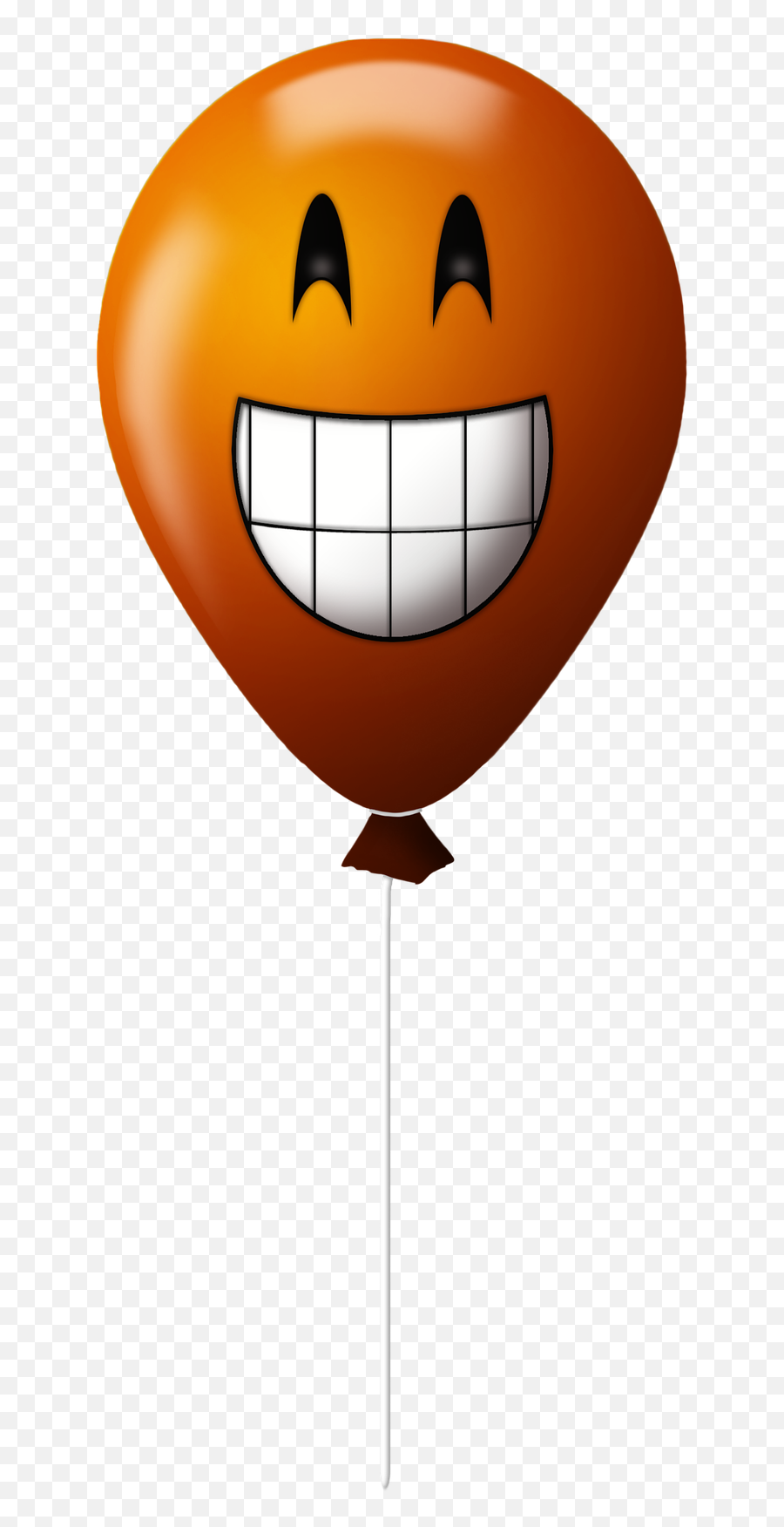 Emoticonballoonsmileorangehappy - Free Image From Balloon Png Smiley Png Emoji,Orange Emojis