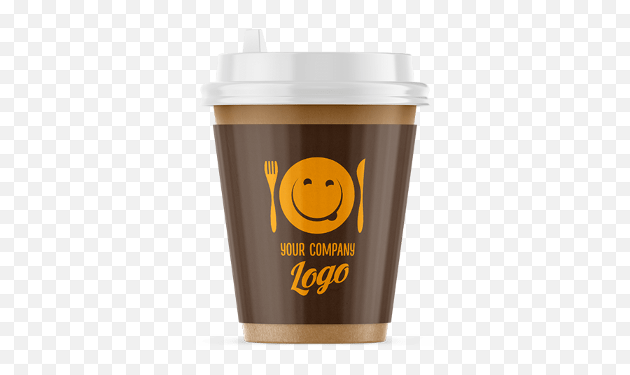 Custom Printed Products Mcdonald Paper U0026 Restaurant Supplies - Lid Emoji,Coffee Cup Emoticon