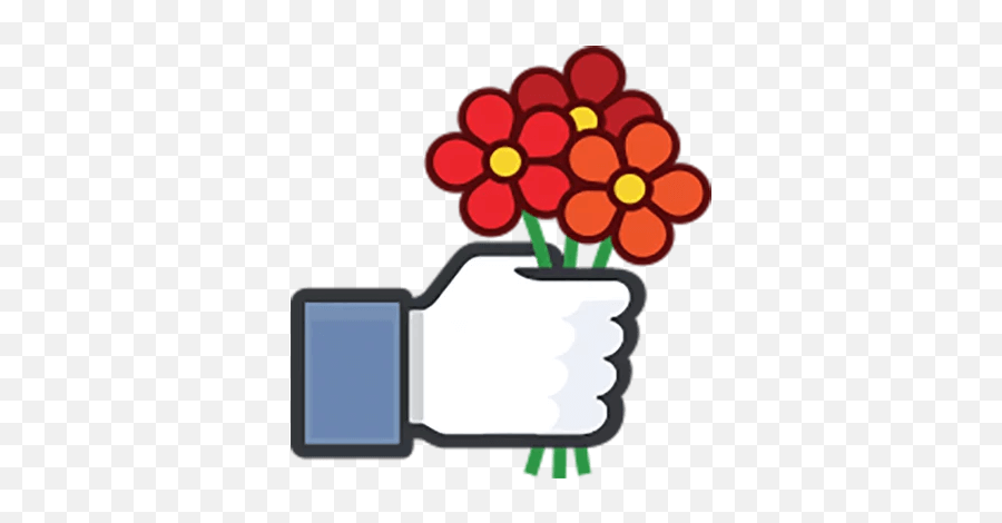 Icon Socialmedia Social Media Sticker By Irisxxxo - Like Icon With Flowers Emoji,Twitter Icon Emoji