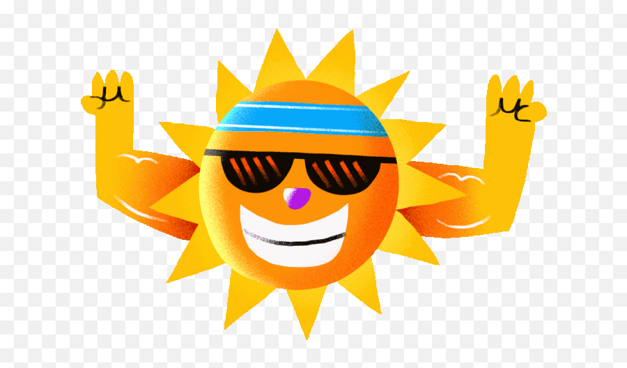 Suns Out - Happy Emoji,Emoticon 1 Gif