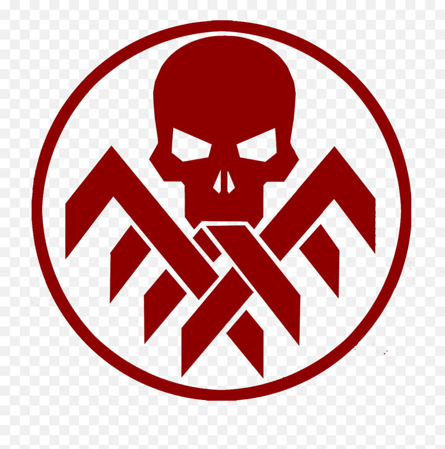 Red Skull Captain America Hydra Logo - Red Skull Logo Emoji,Marvel Emoji Download