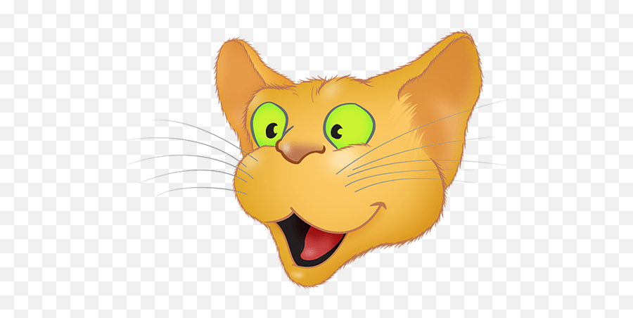 Download Hd Golden Cat Emoji Messages Sticker - 2 Cat Yawns Happy,Yawning Emoji