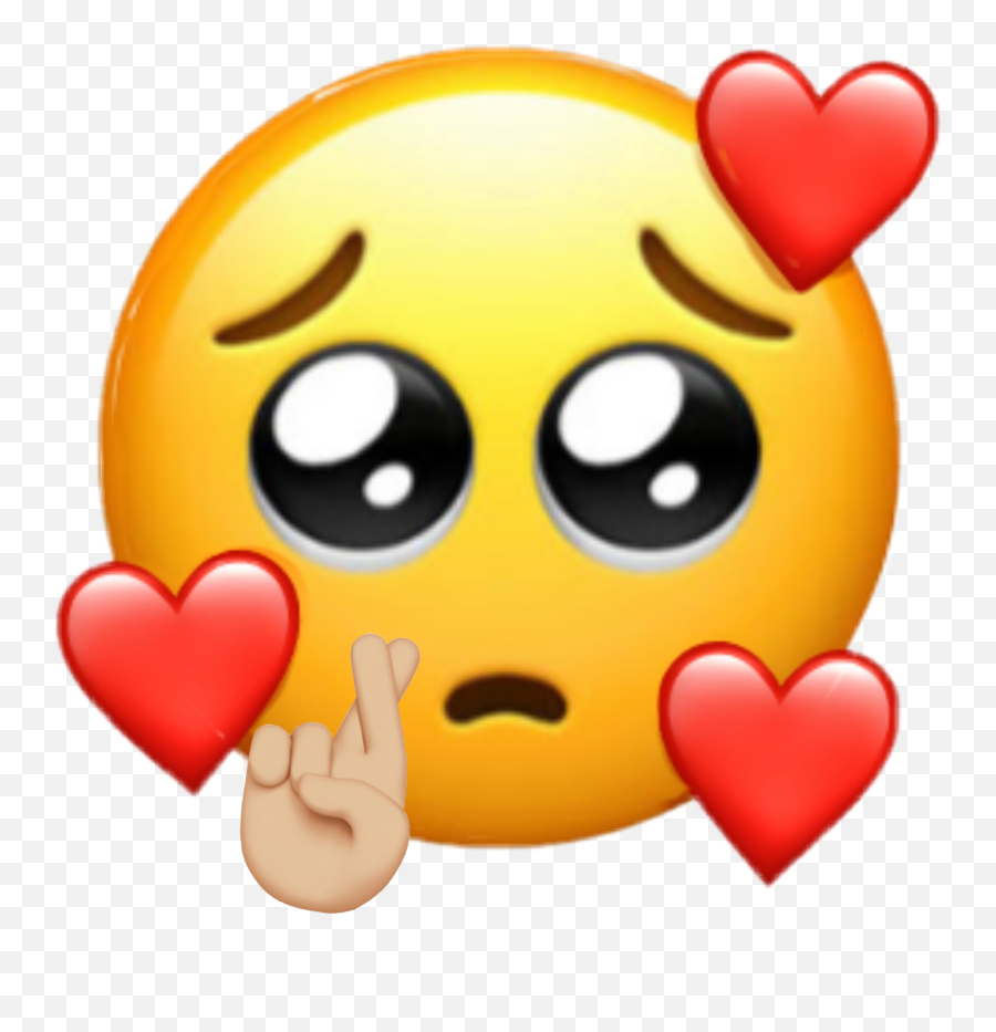 Emoji Sticker - Crying Emoji With Hearts,Bff Emoji