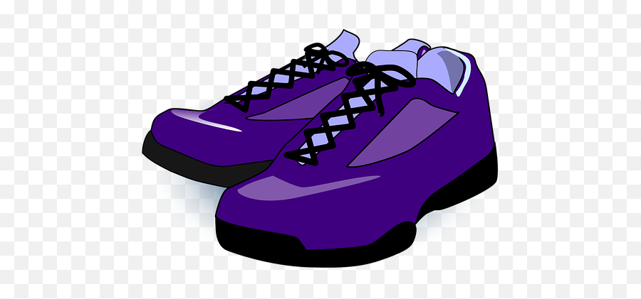 30 Free Tennis Shoes U0026 Sneakers Vectors - Pixabay Purple Shoes Clipart Emoji,Emotions Footwear