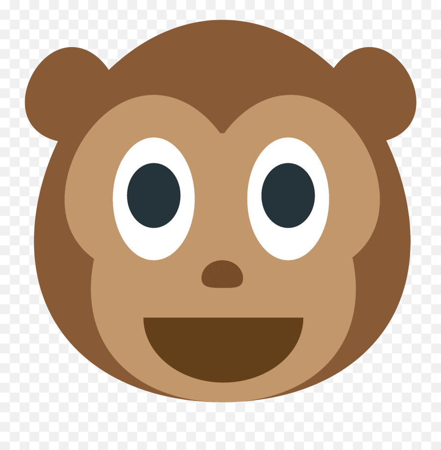 Monkey Face Emoji Clipart Free Download Transparent Png - Cara De Mono Animado,Bear Emoticon
