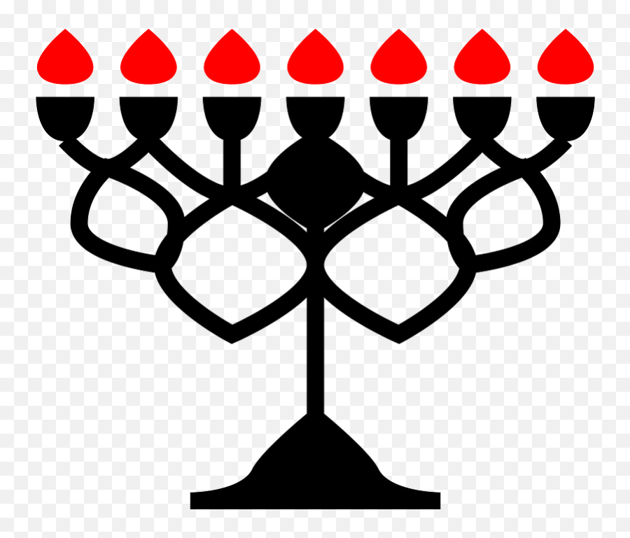 Menorah Clipart Free Download Transparent Png Creazilla - Silueta Menora Emoji,Judaism Emoji