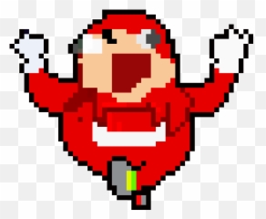 Pixel Art Gallery - Transparent Ugandan Knuckles Gif Emoji,Discord Uganda Knuckle Emoticon
