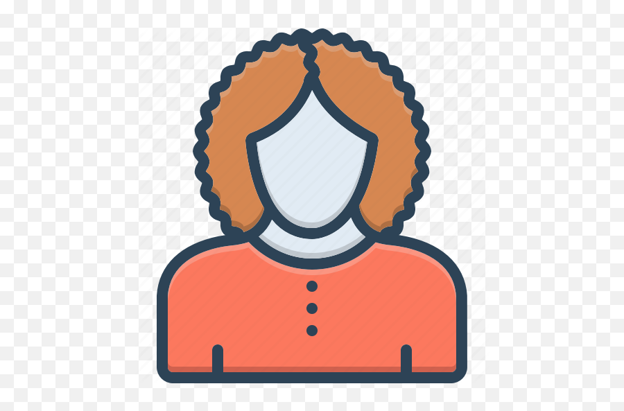 Charming Curly Hair Woman Fashion - Better Of Cake Logo Emoji,Big Afros Emoticons