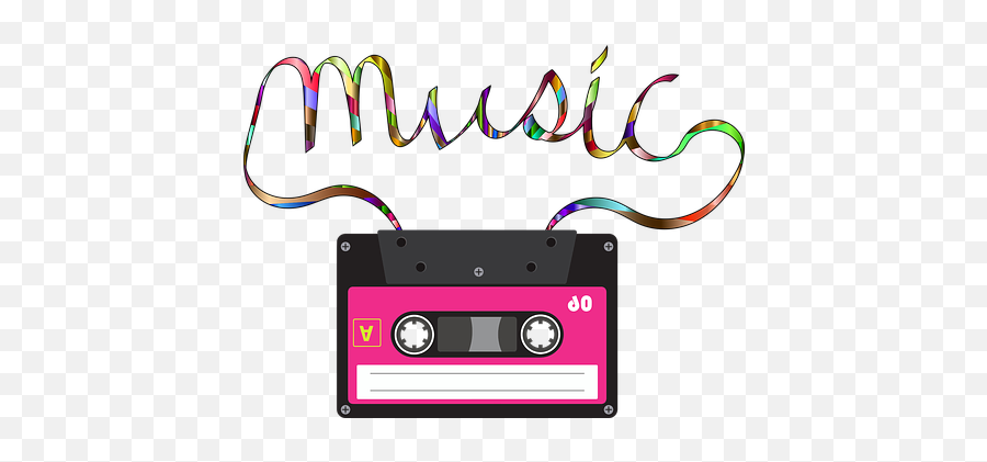 Free Listen Music Illustrations - Aprendendo Inglês Através Da Música Emoji,Cassette Tape Emoji