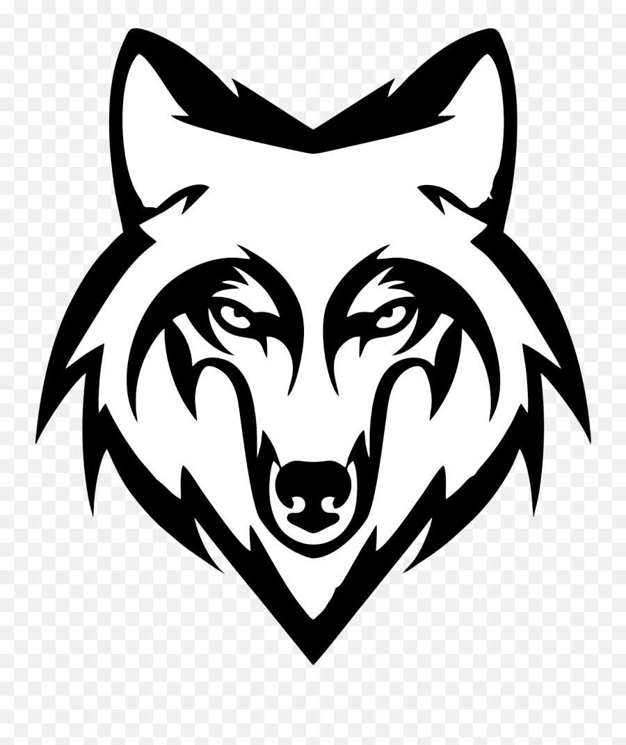 Free Wolf Head Silhouette Vector Download Free Wolf Head - Wolf Head Wolf Face Silhouette Emoji,Wolf Emojis Tyler