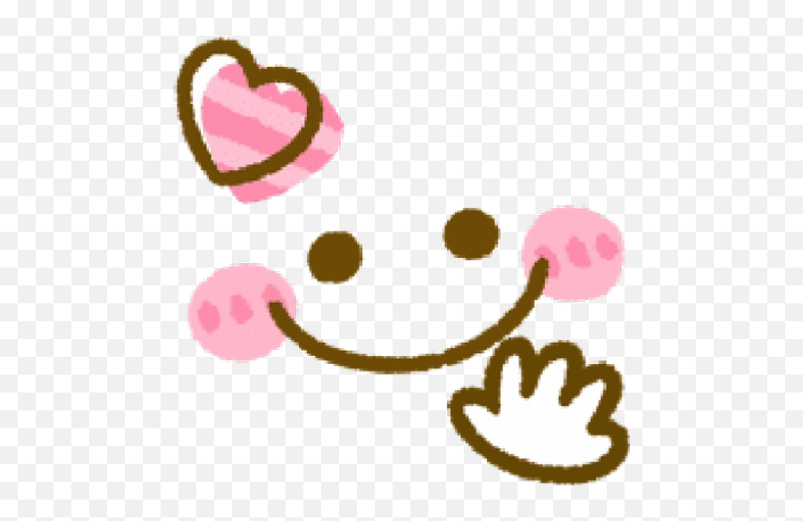 Sticker Maker - Emojis Cute Kawaii By Cs Happy,Rabbit Heart Emoticon