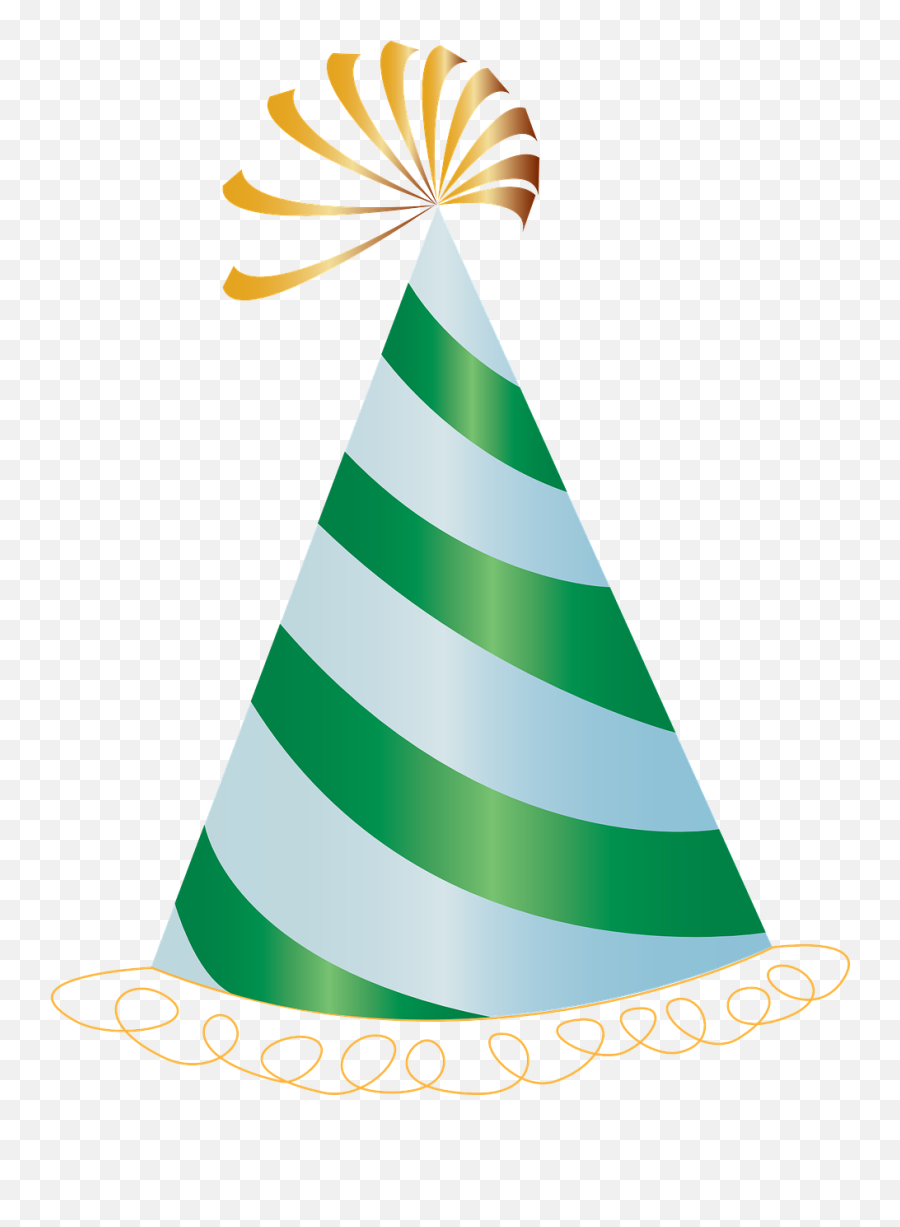 Party Hat Celebration Birthday Holiday Public Domain Image - Party Hat Png Emoji,Mexican Wearing Sombrero Emoticon